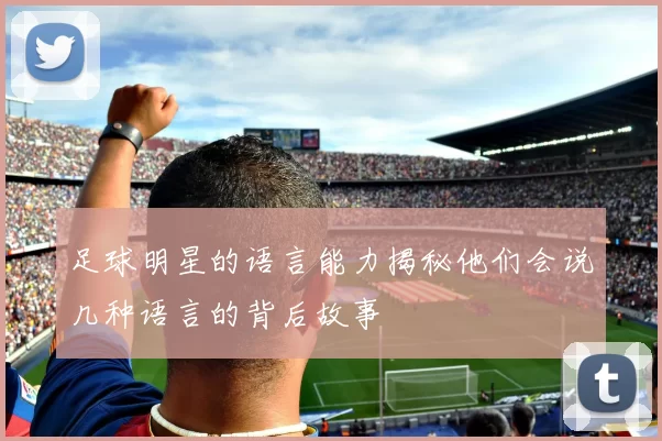 足球明星的语言能力揭秘他们会说几种语言的背后故事