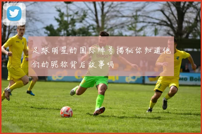 足球明星的国际绰号揭秘你知道他们的昵称背后故事吗