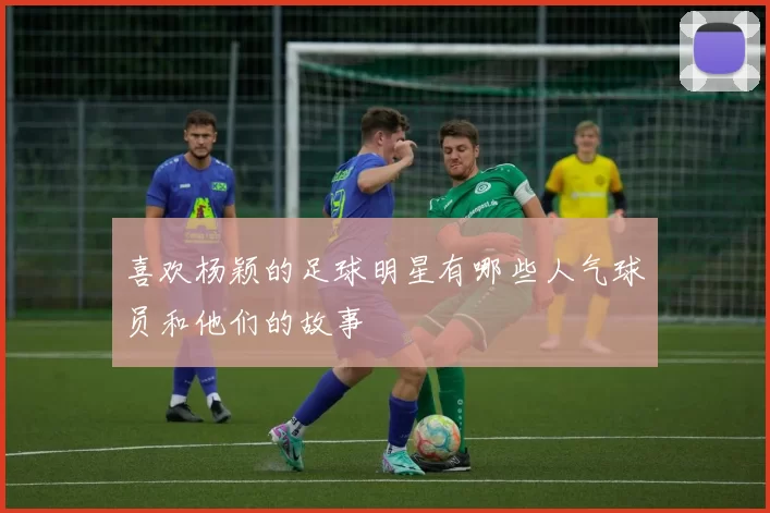 喜欢杨颖的足球明星有哪些人气球员和他们的故事