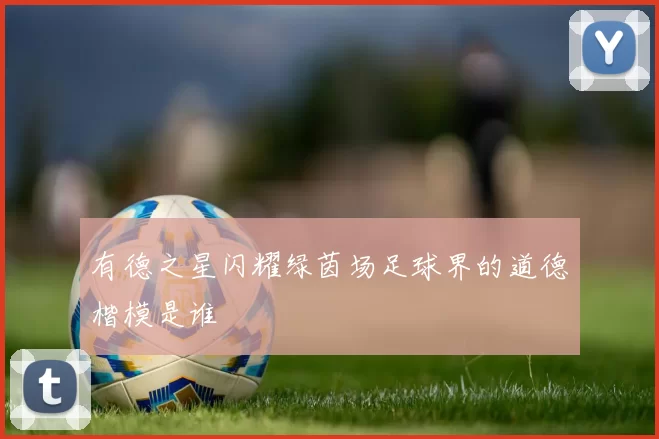 有德之星闪耀绿茵场足球界的道德楷模是谁